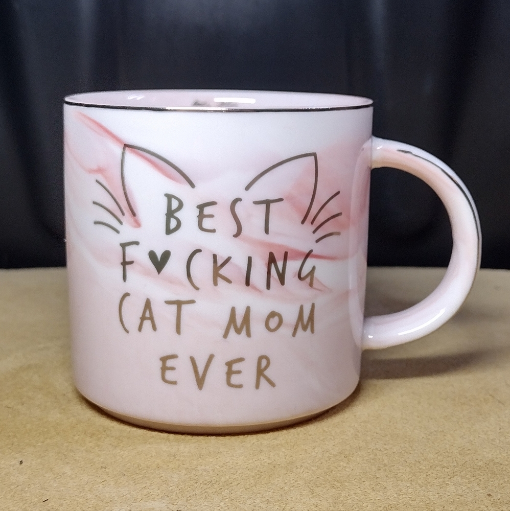 Marble Cat Mug